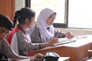 Female Students In Korangi Academy